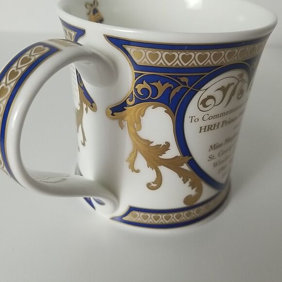 Dunoon Harry & Meghan Wessex Royal Wedding 2018 Collectors Mug Bone China 22K - Picture 4 of 9